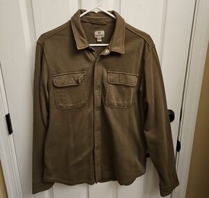 tentree Men's Shirt Jacket | Olive Green